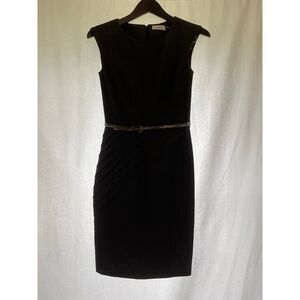 Calvin Klein Black Midi Dress